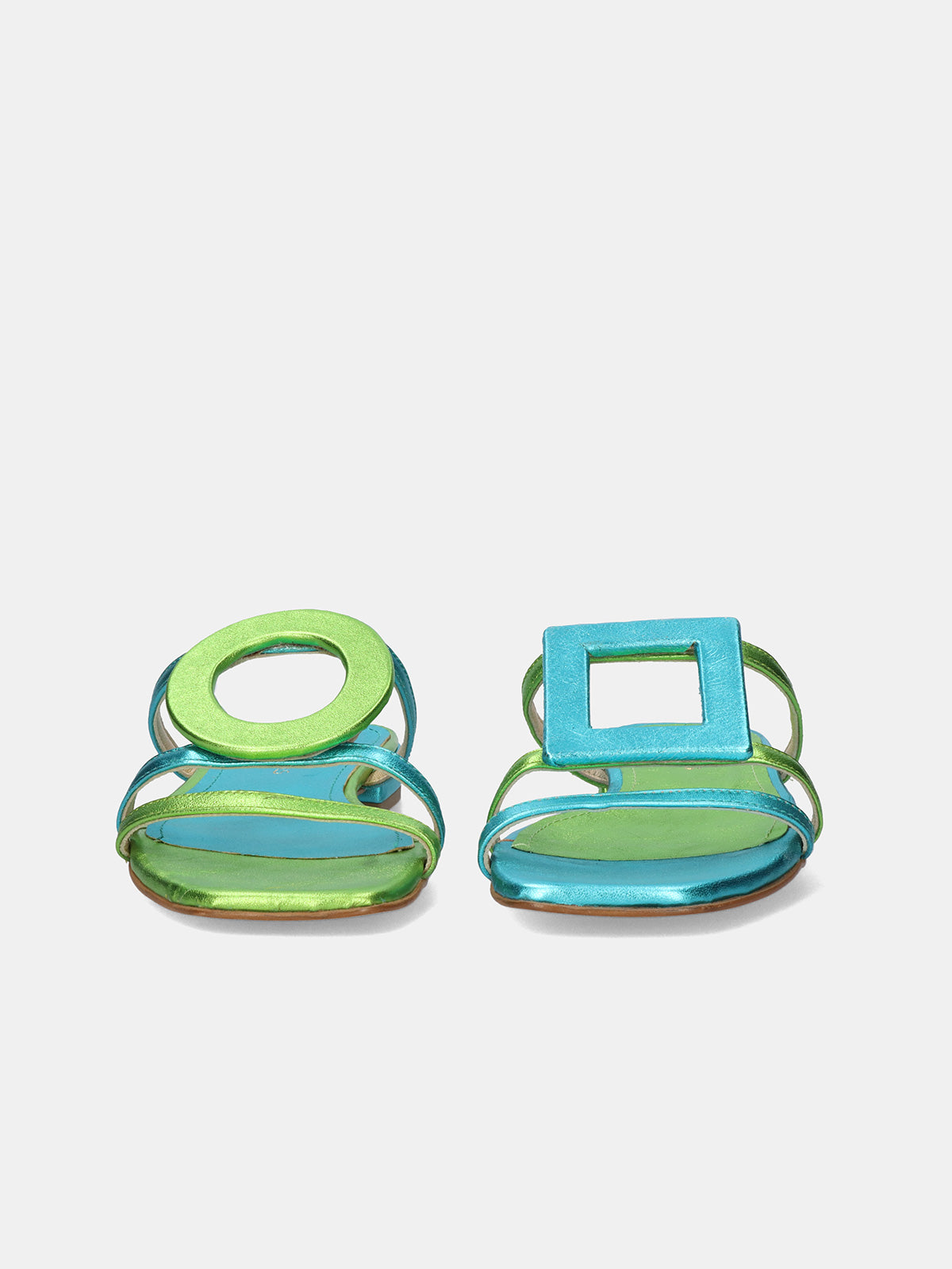580 FEDRA LEATHER AQUA GREEN