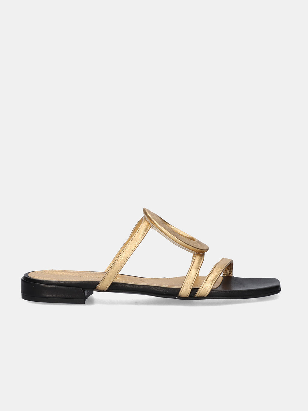 580 FEDRA LEATHER BLACK GOLD