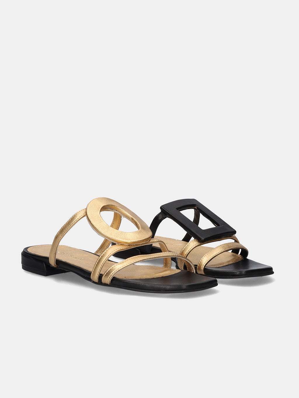 580 FEDRA LEATHER BLACK GOLD