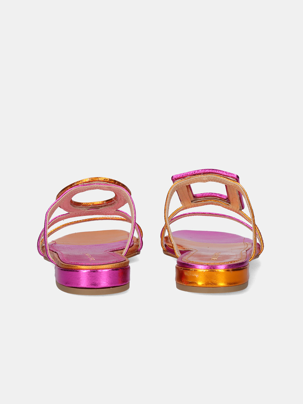 580 FEDRA LEATHER FUXIA ORNG