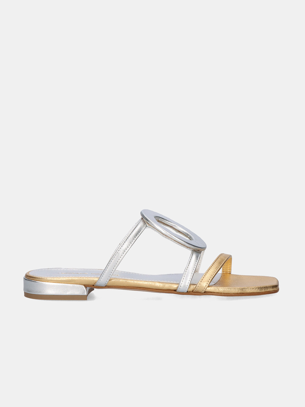 580 FEDRA LEATHER SILVER GOLD