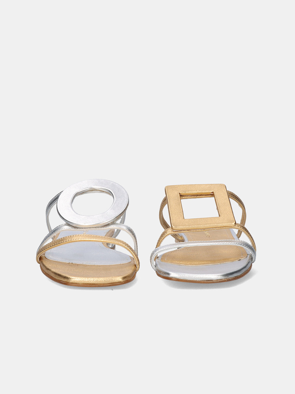 580 FEDRA LEATHER SILVER GOLD