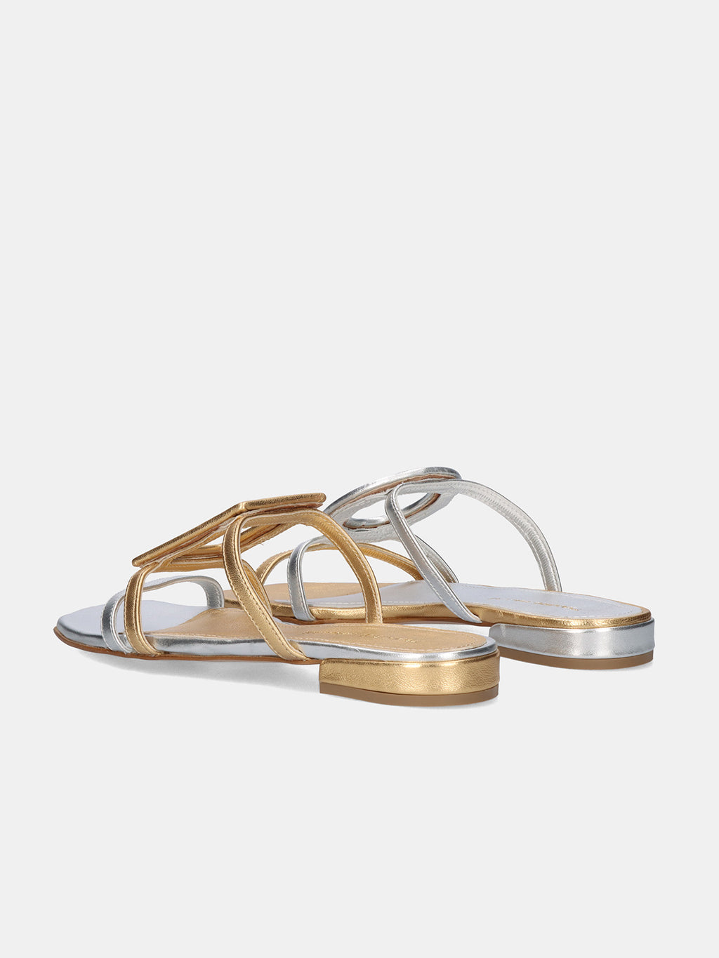 580 FEDRA LEATHER SILVER GOLD