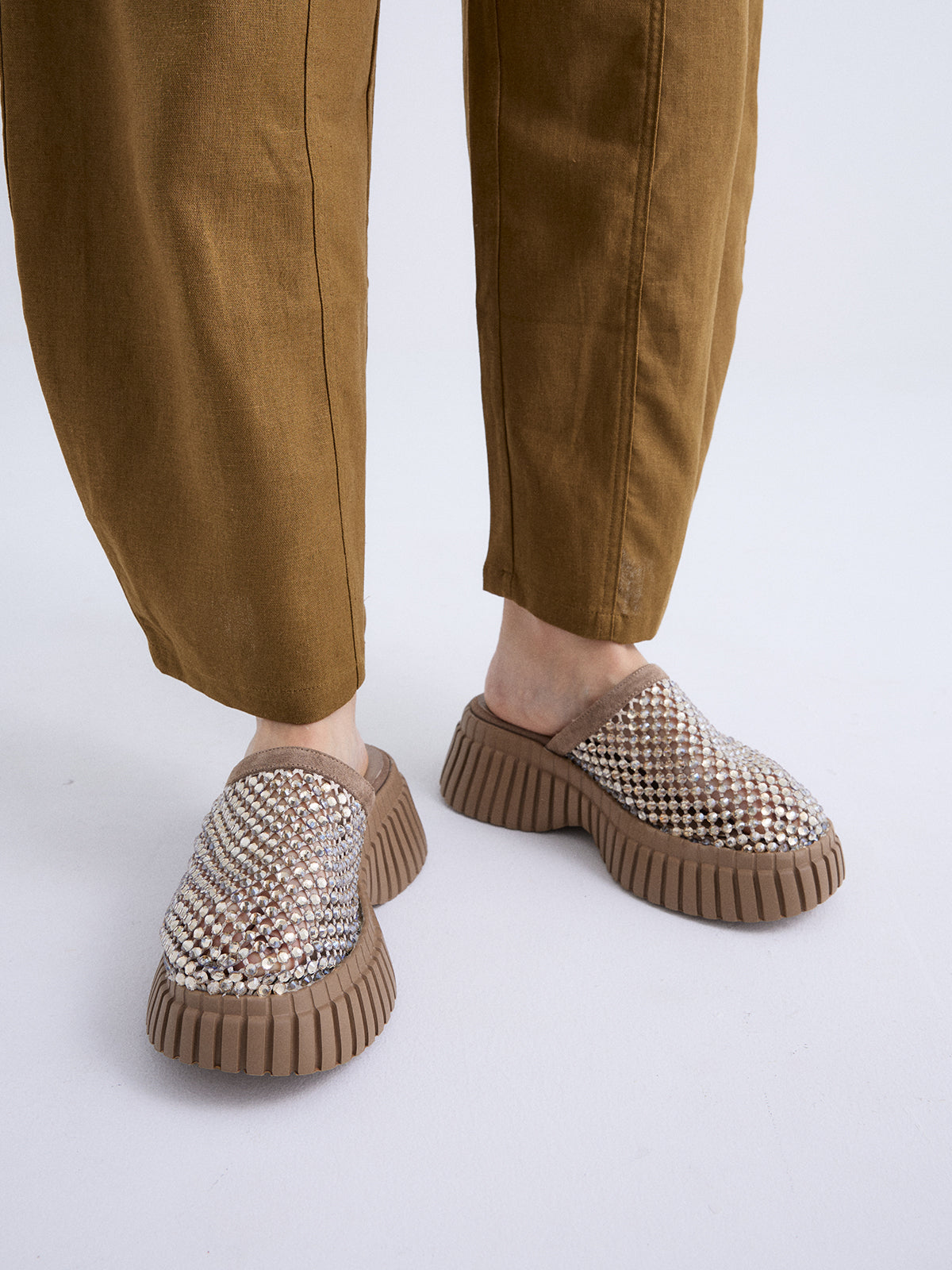 581 MAGGIE SUEDE TAUPE