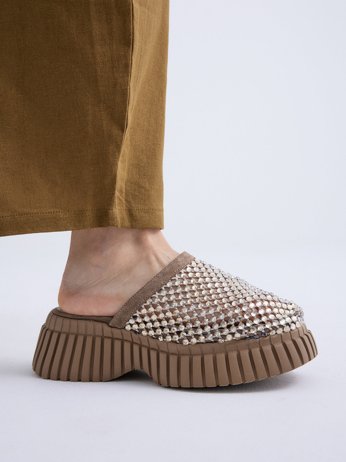 581 MAGGIE SUEDE TAUPE