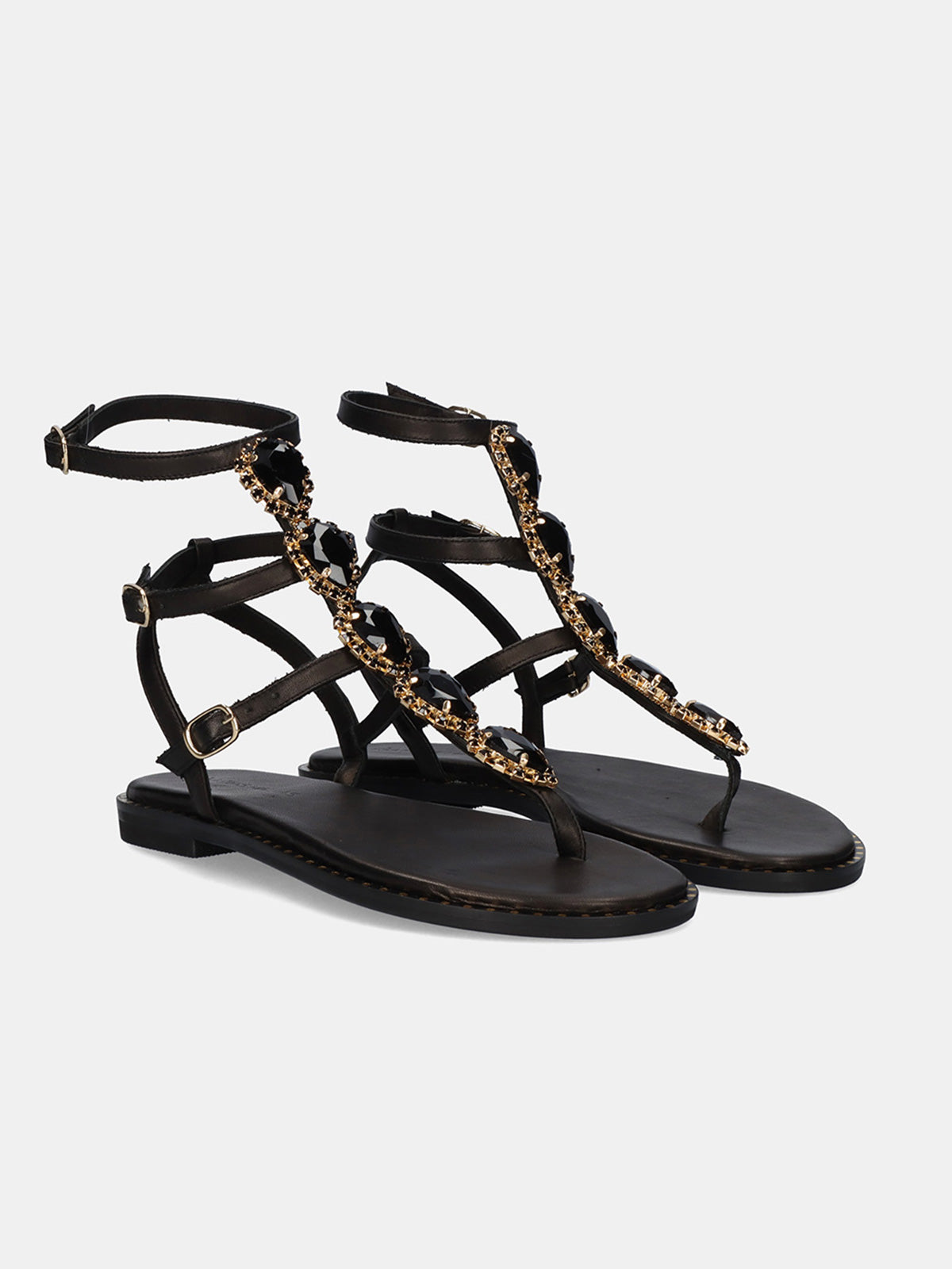 590 IRENE LEATHER BLACK