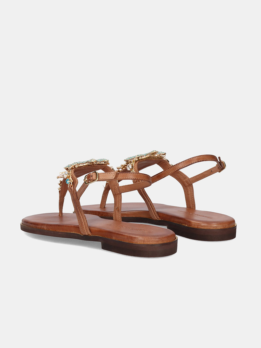 598 GOLDIE LEATHER BROWN