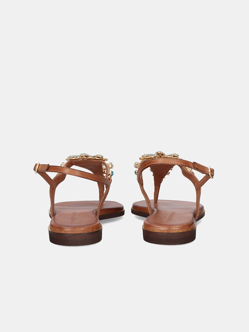 598 GOLDIE LEATHER BROWN