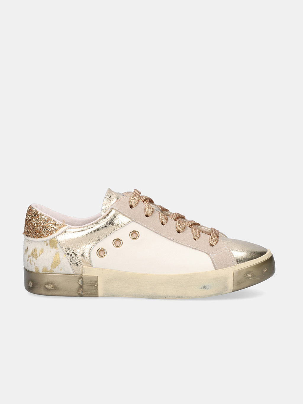 705-10 LEATHER WHITE GOLD