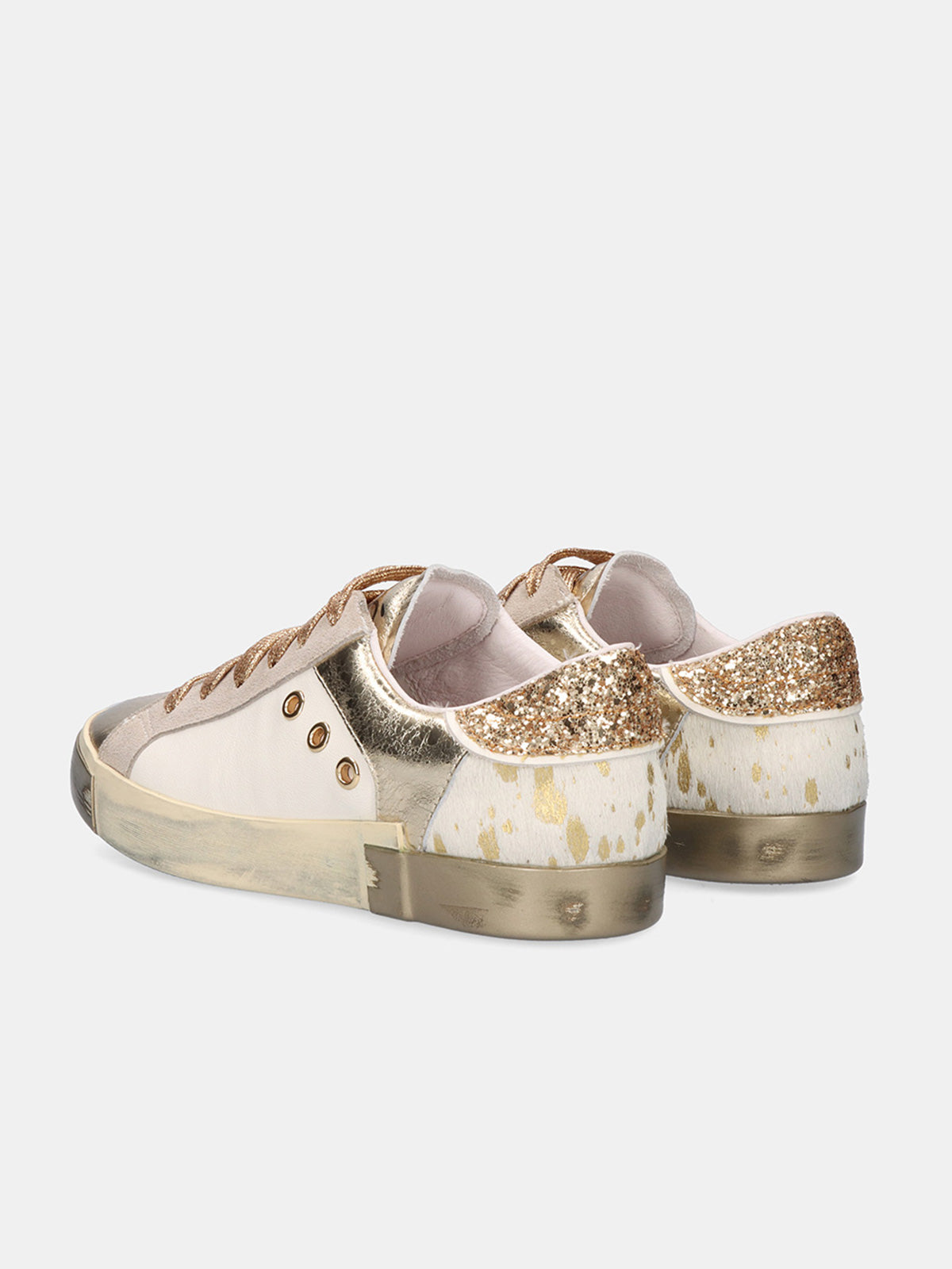 705-10 LEATHER WHITE GOLD