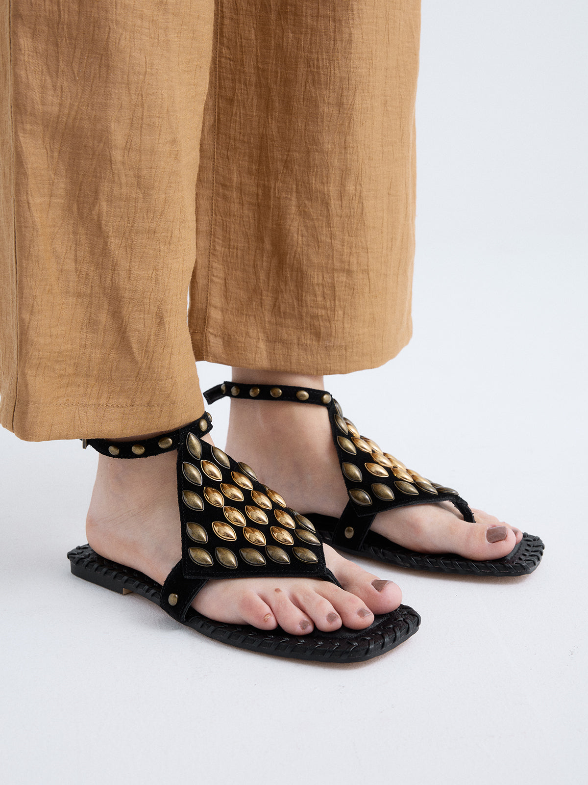 815-1 LEATHER BLACK