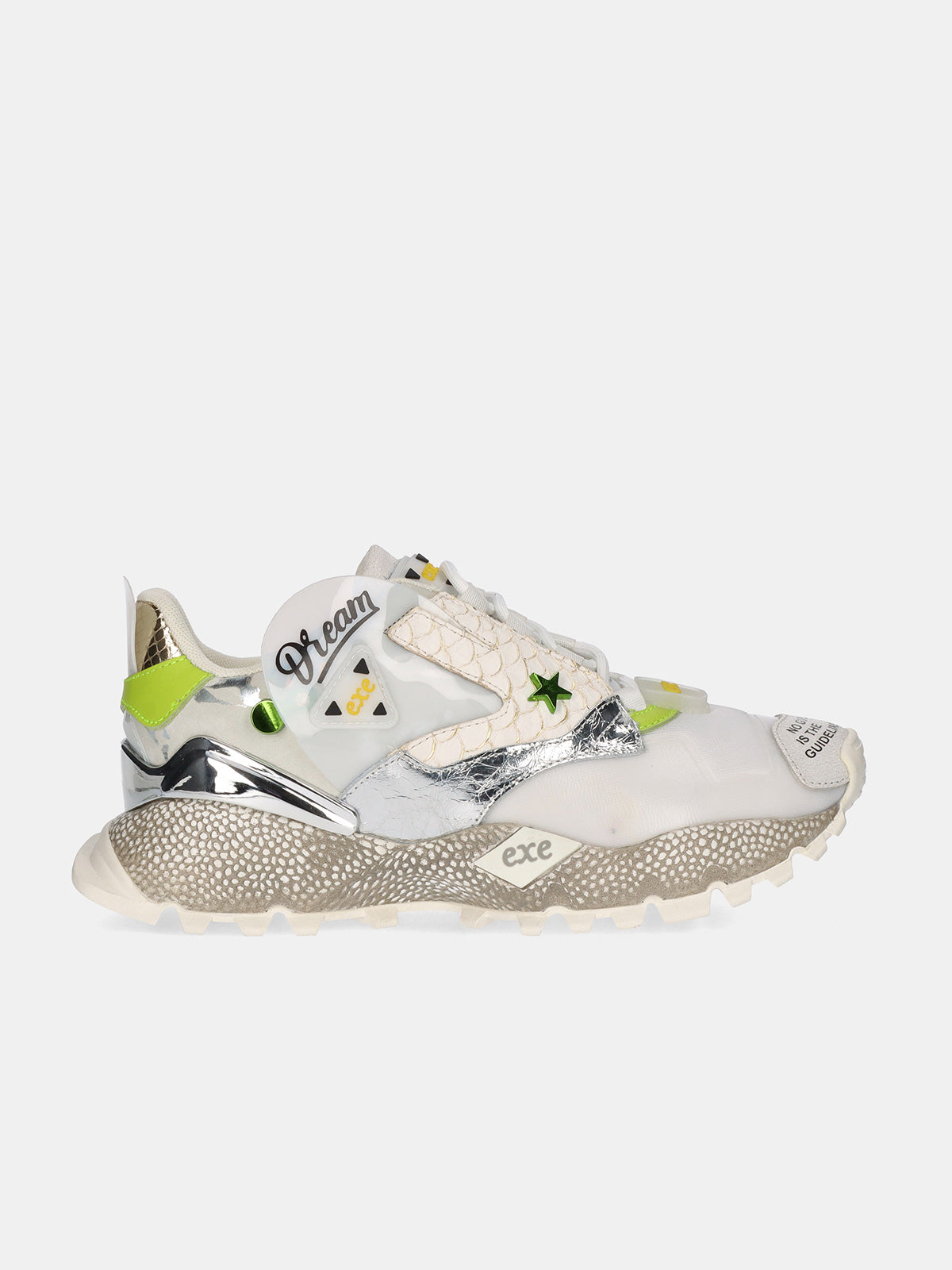 928-3 LEATHER GREY WHITE