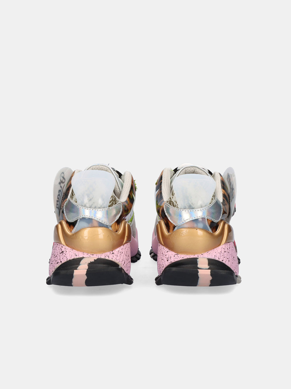 928-3 LEATHER GREEN PINK