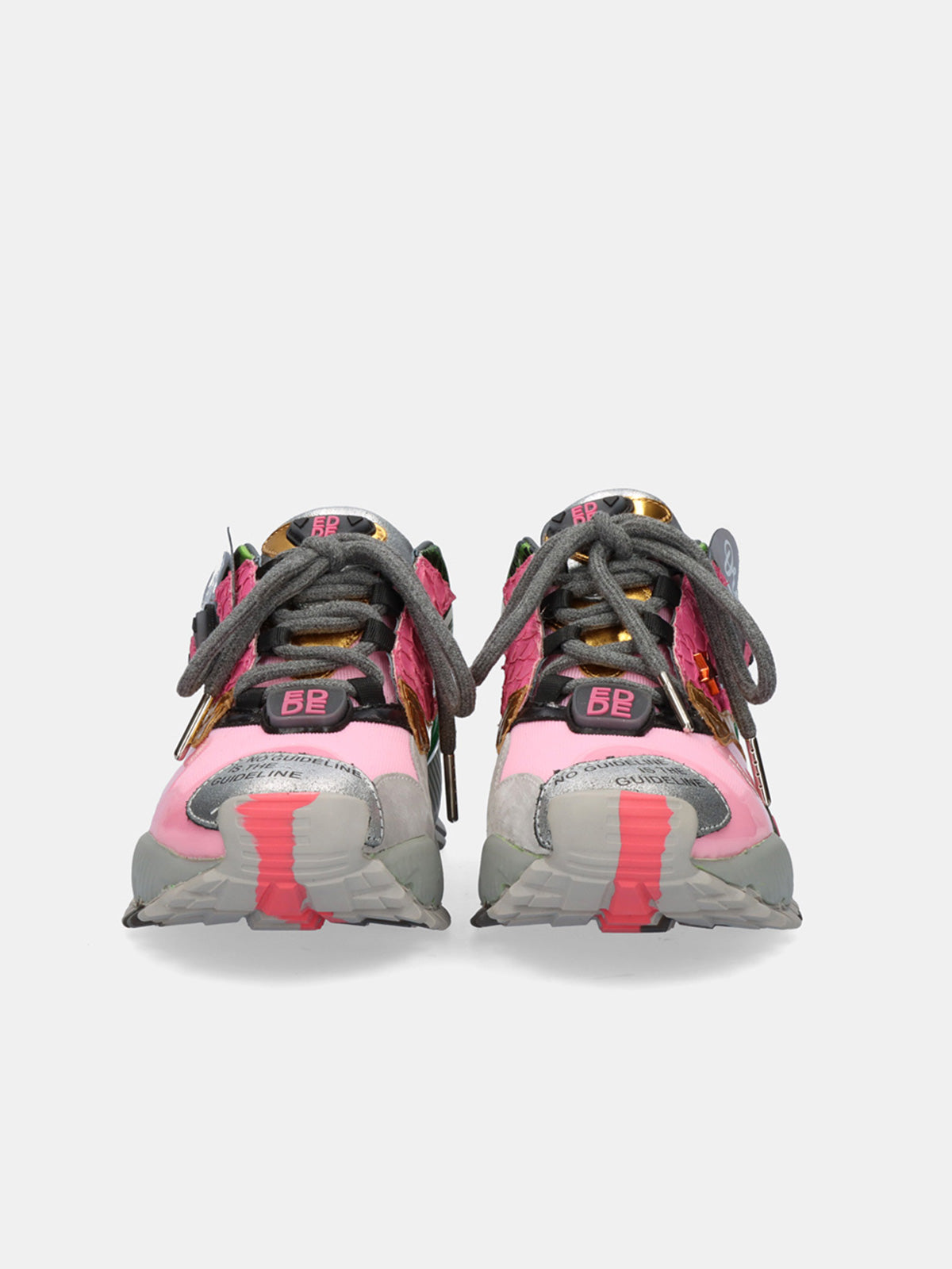 928-3 LEATHER PINK GREY