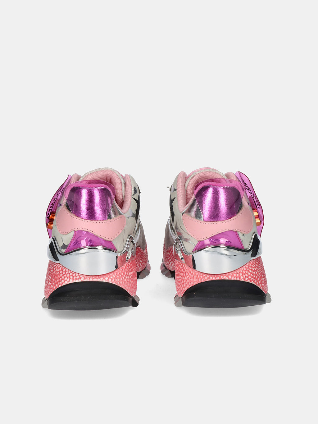 928-3 LEATHER PINK WHITE