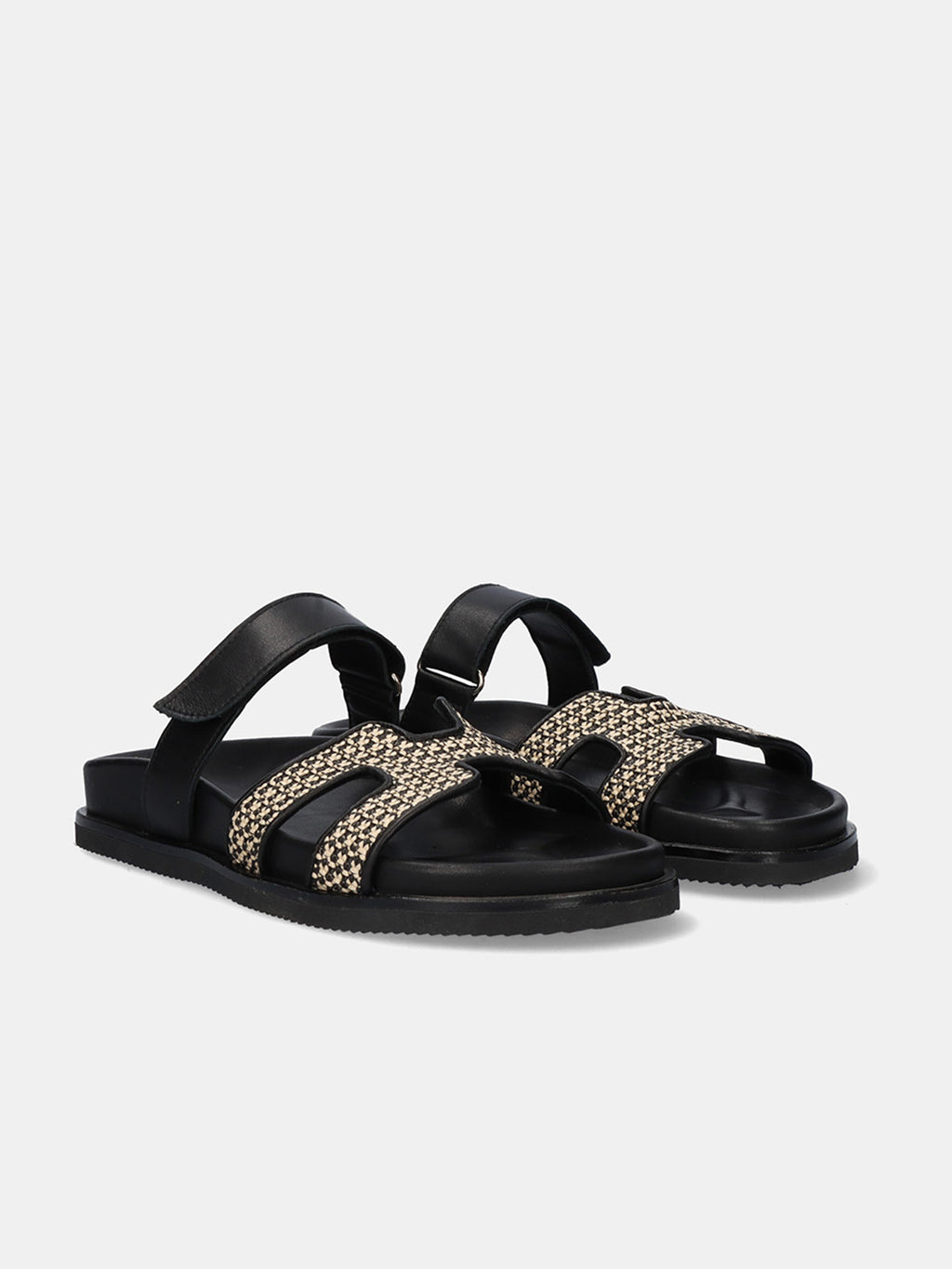 966 KIMOLOS LEATHER BEIGE BLACK