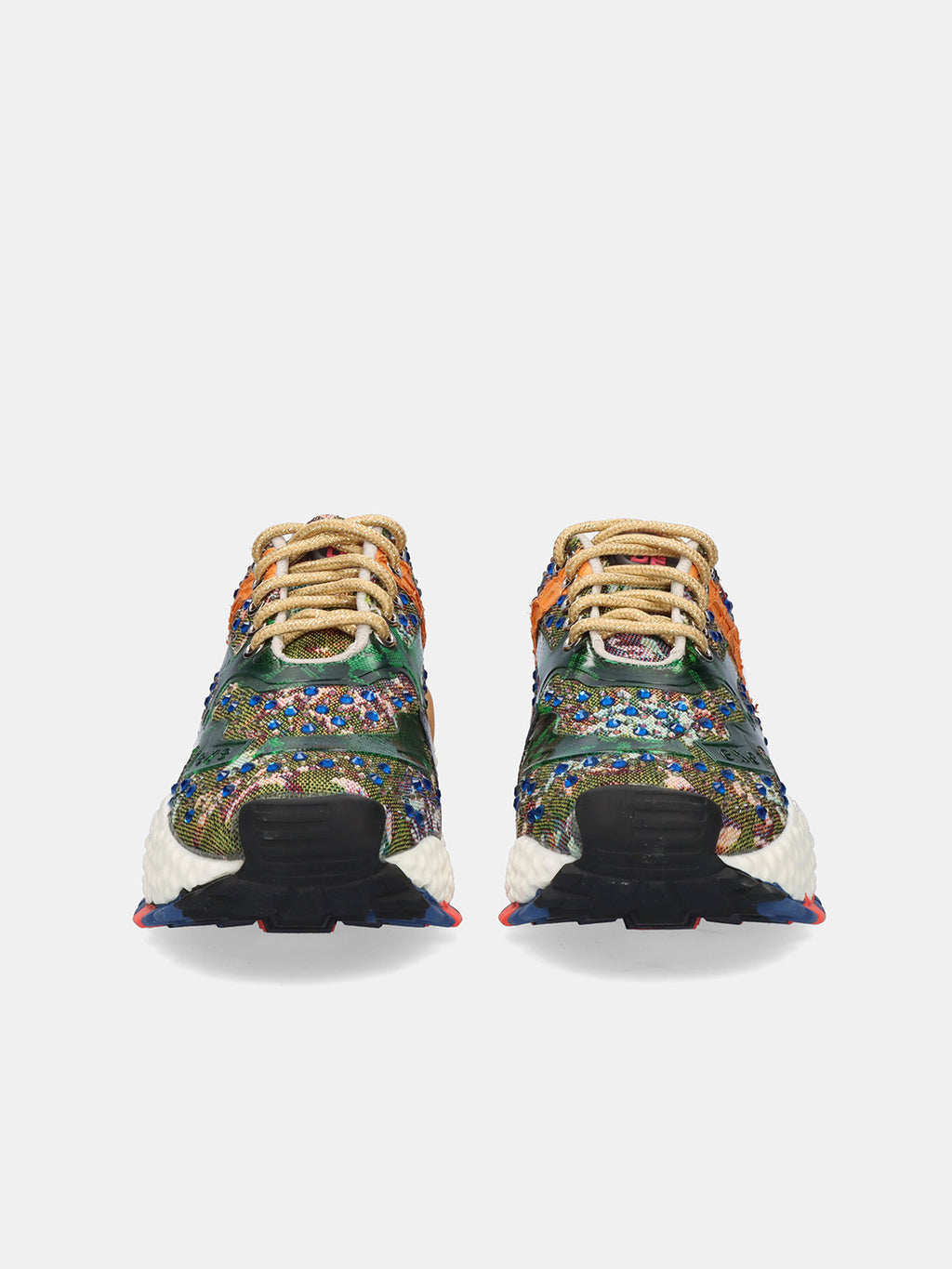 999-3 LEATHER GREEN ORANGE