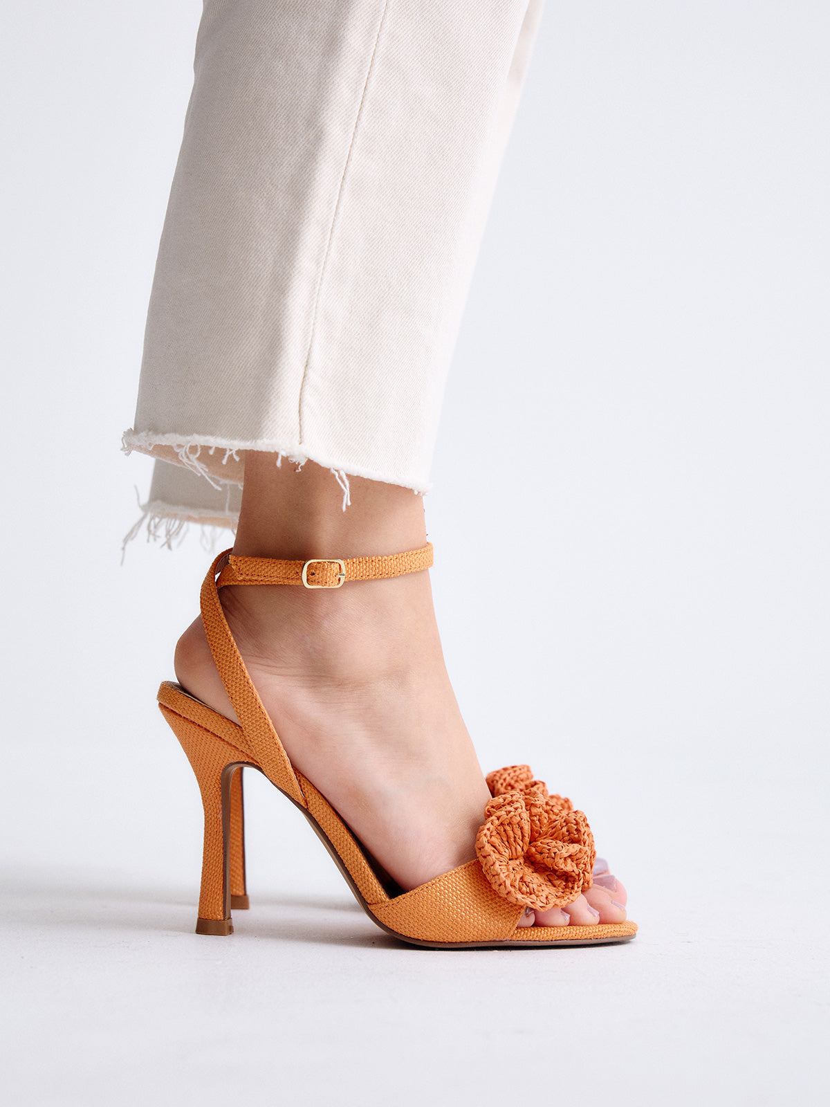 ALENA-652 RAFFIA ORANGE