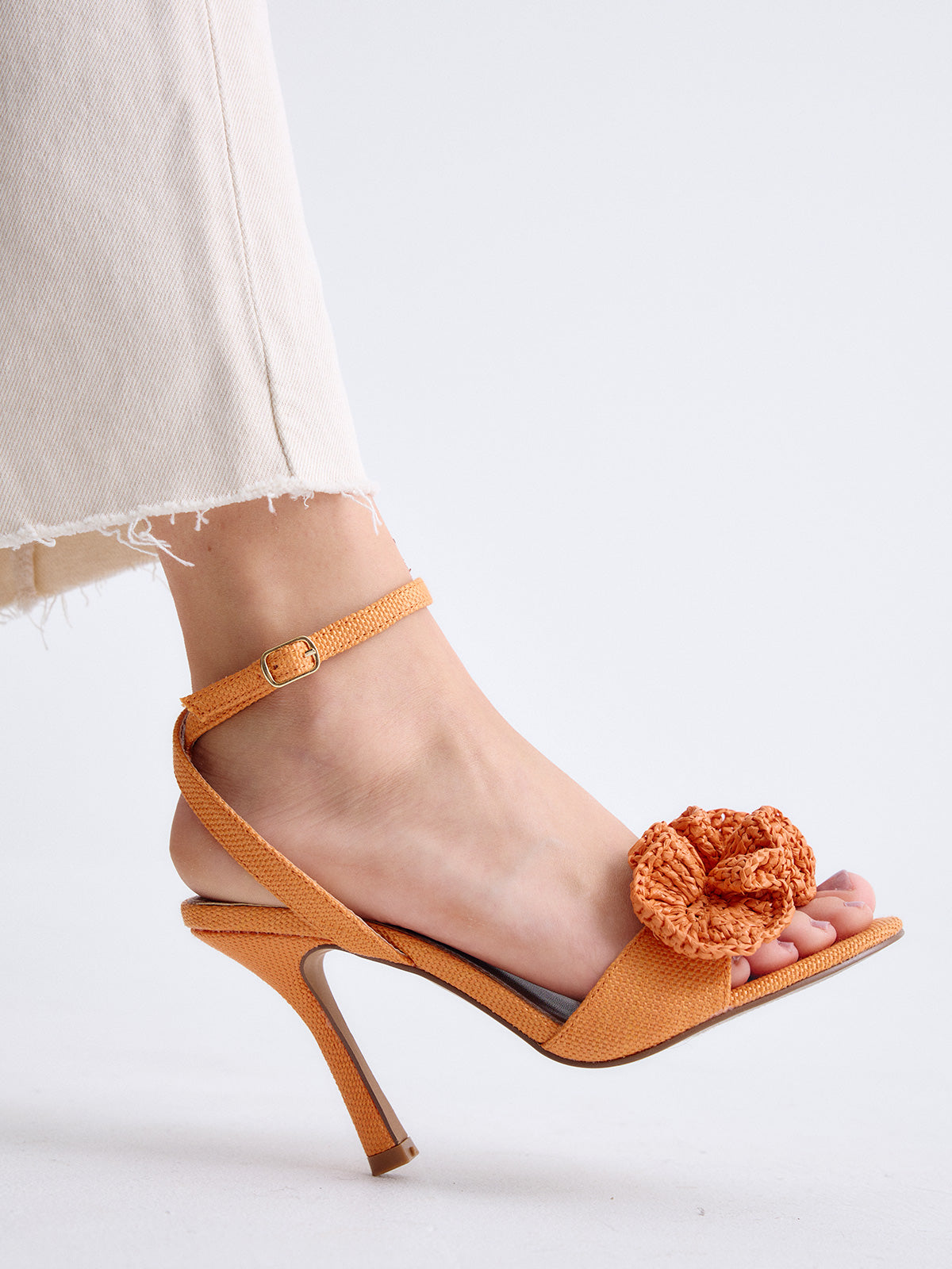 ALENA-652 RAFFIA ORANGE