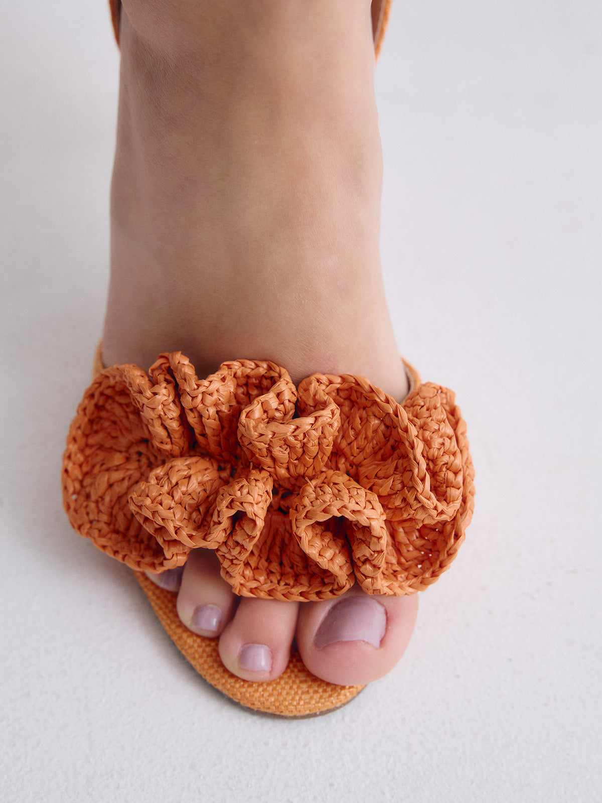 ALENA-652 RAFFIA ORANGE