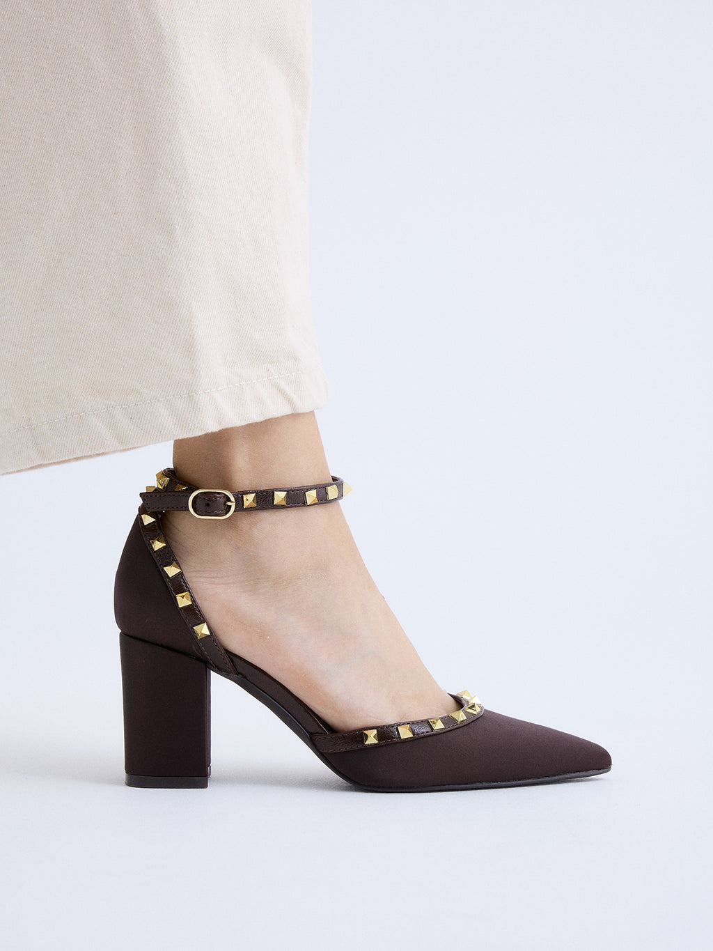 ALINDA-852 SATIN BROWN GOLD