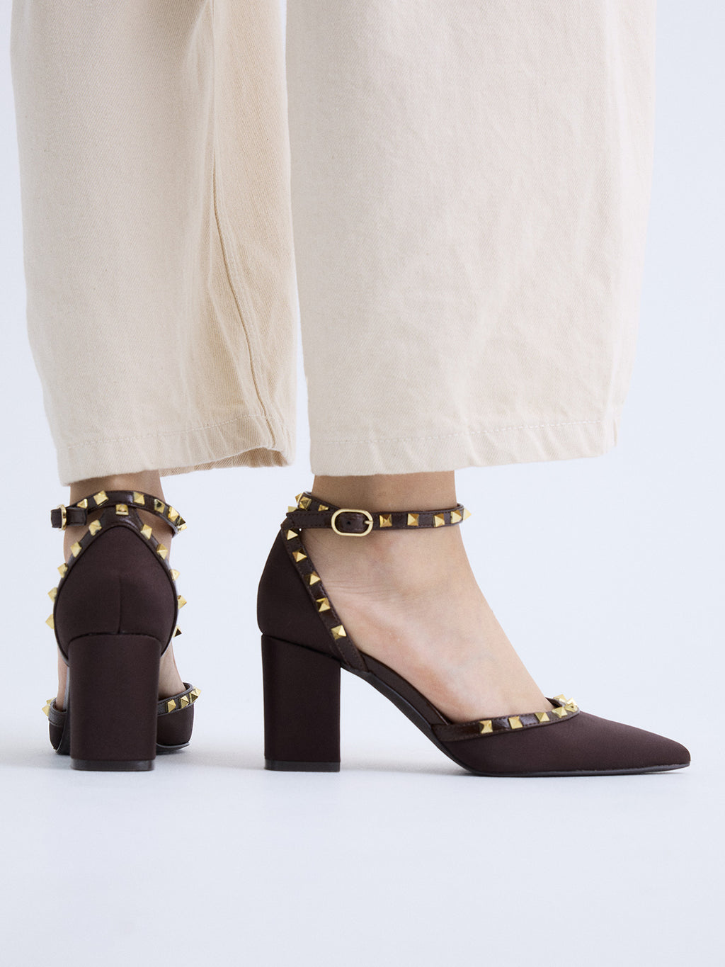 ALINDA-852 SATIN BROWN GOLD