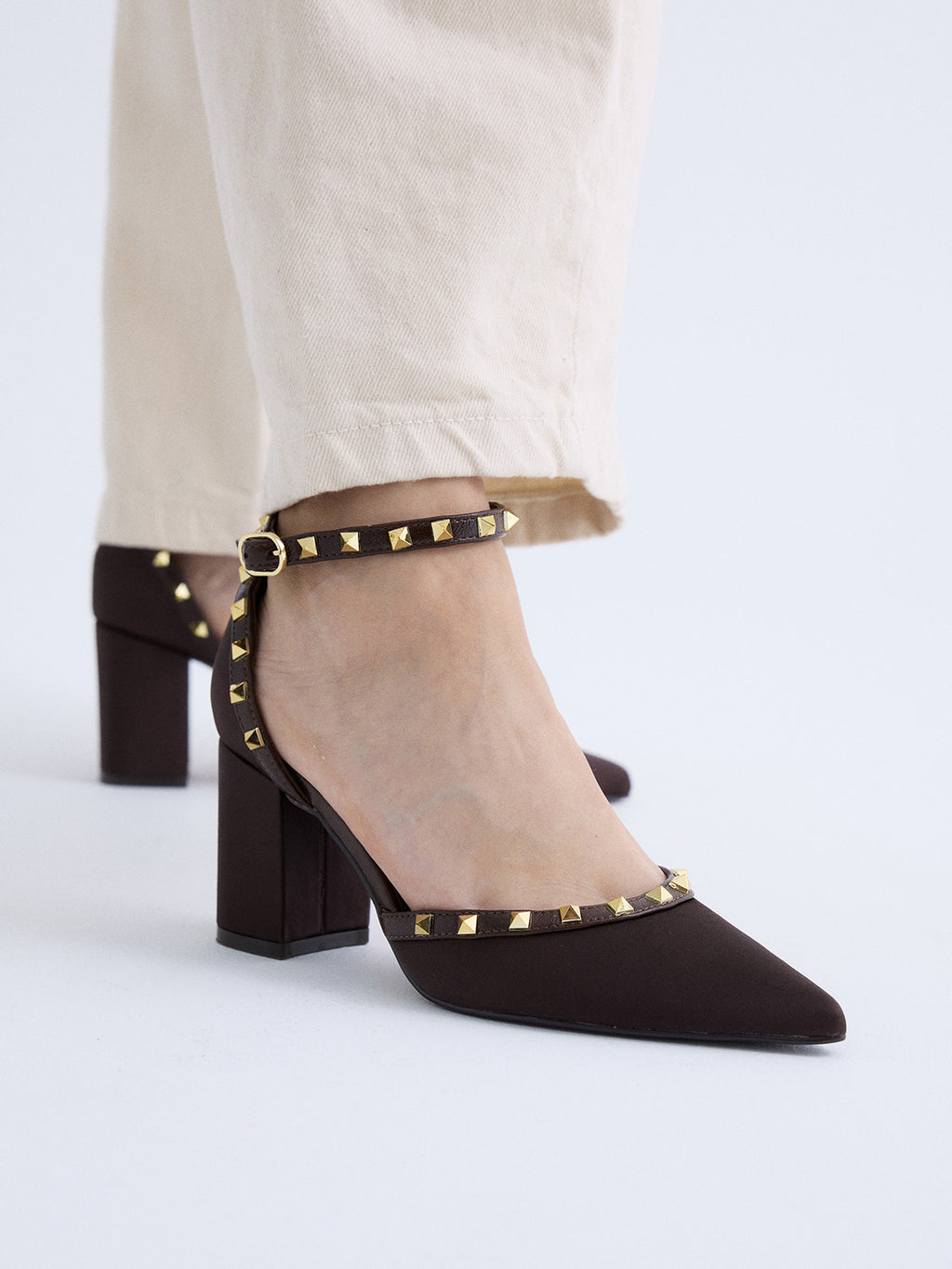 ALINDA-852 SATIN BROWN GOLD