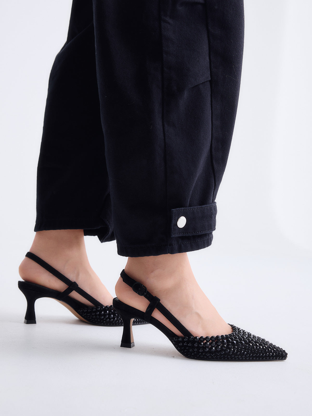 ALISA-410 STRASS BLACK