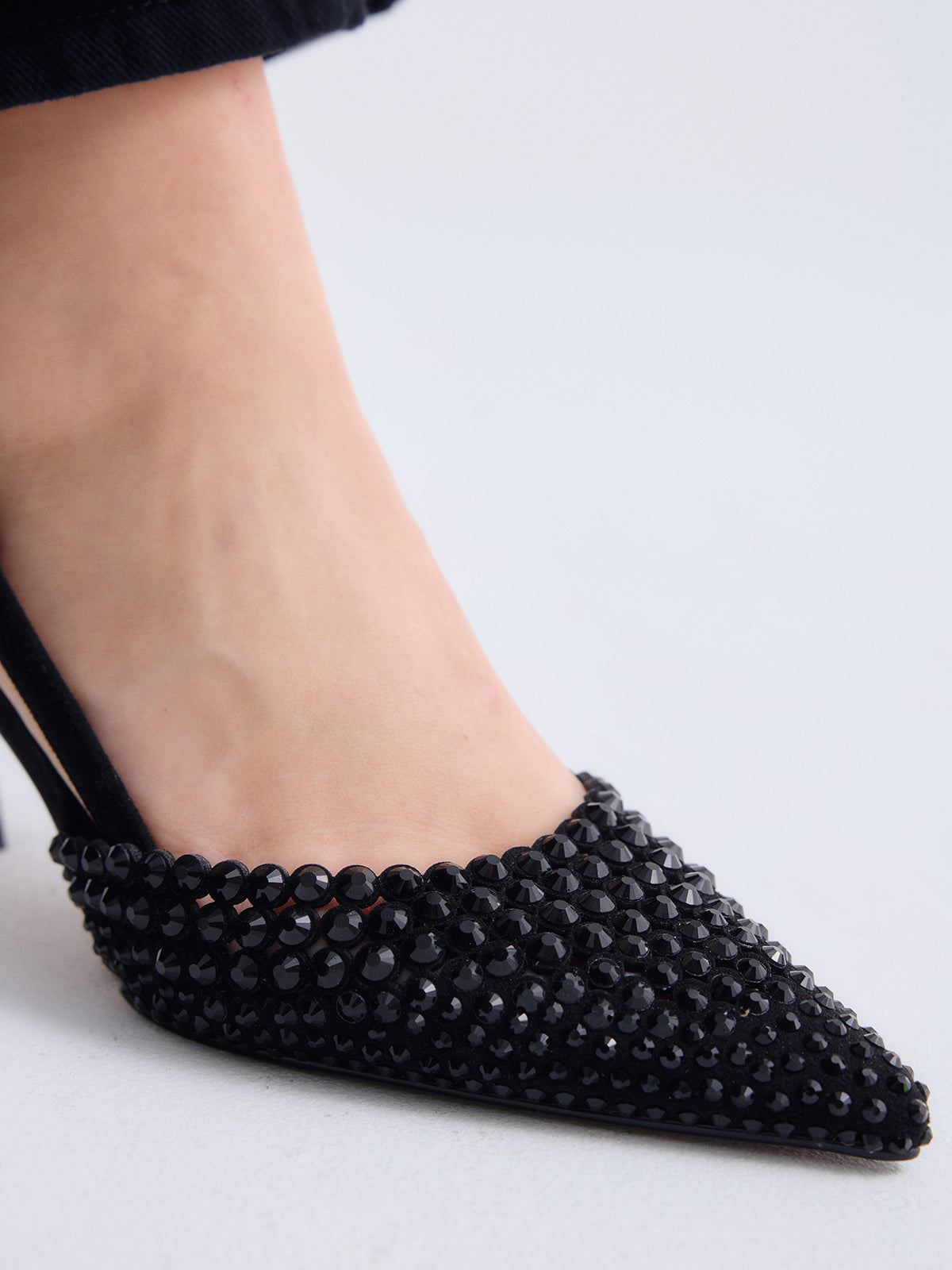 ALISA-410 STRASS BLACK