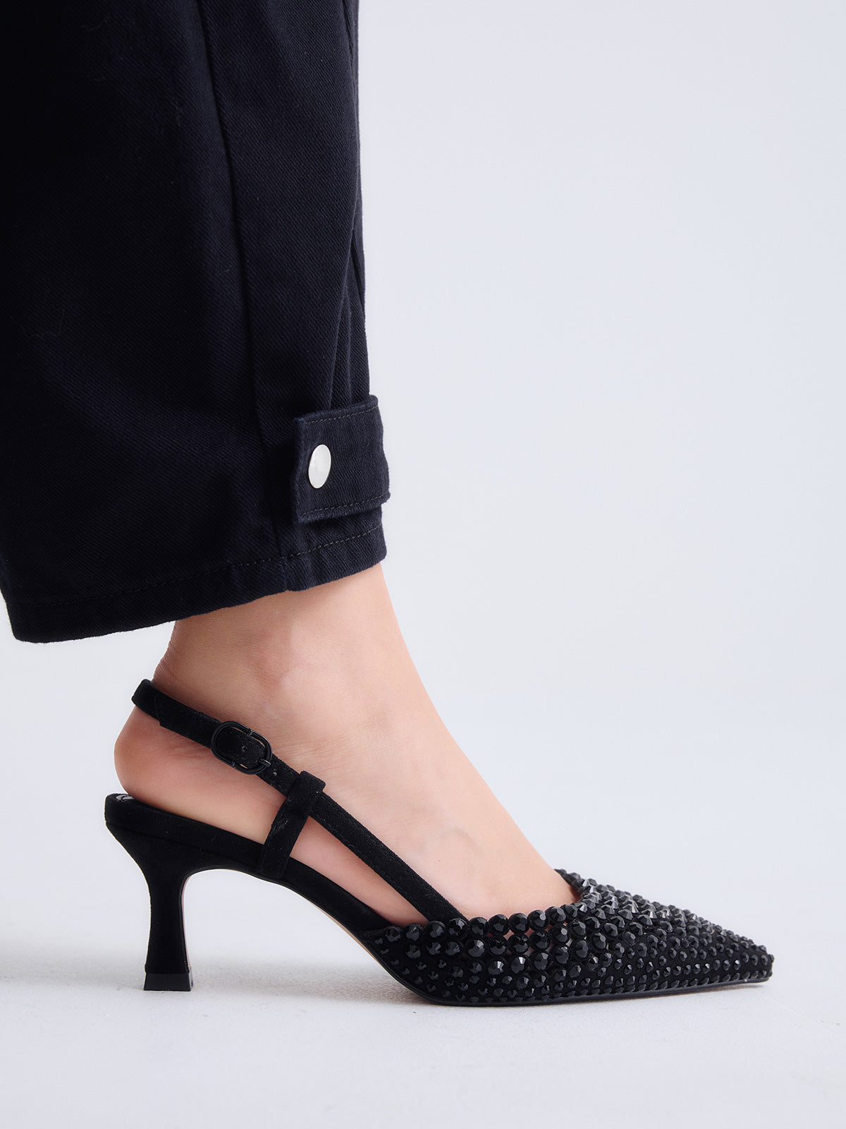 ALISA-410 STRASS BLACK