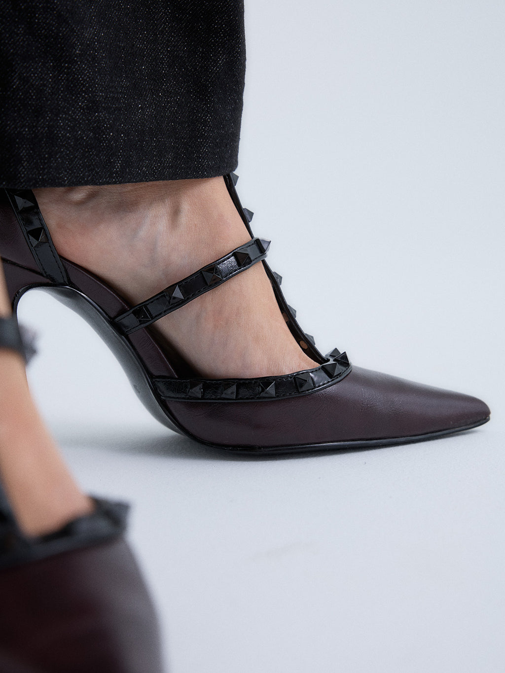 ANGELIA-815 PU BORDEAUX BLACK