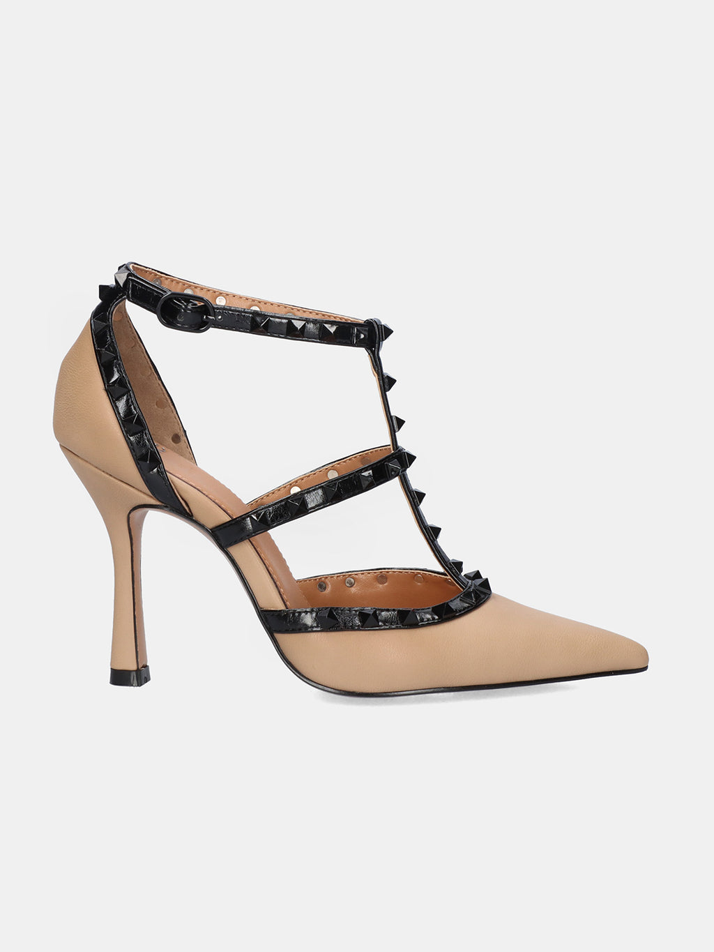 ANGELIA-815 PU TAUPE BLACK