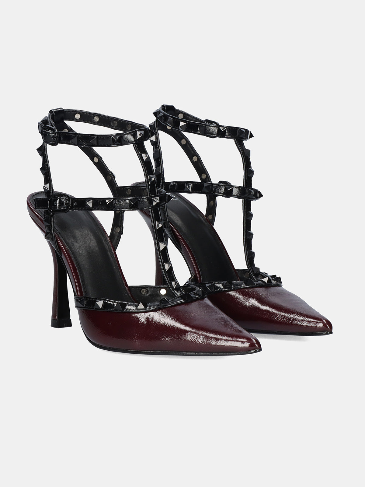 ANGELIA-890 PU BORDEAUX BLACK
