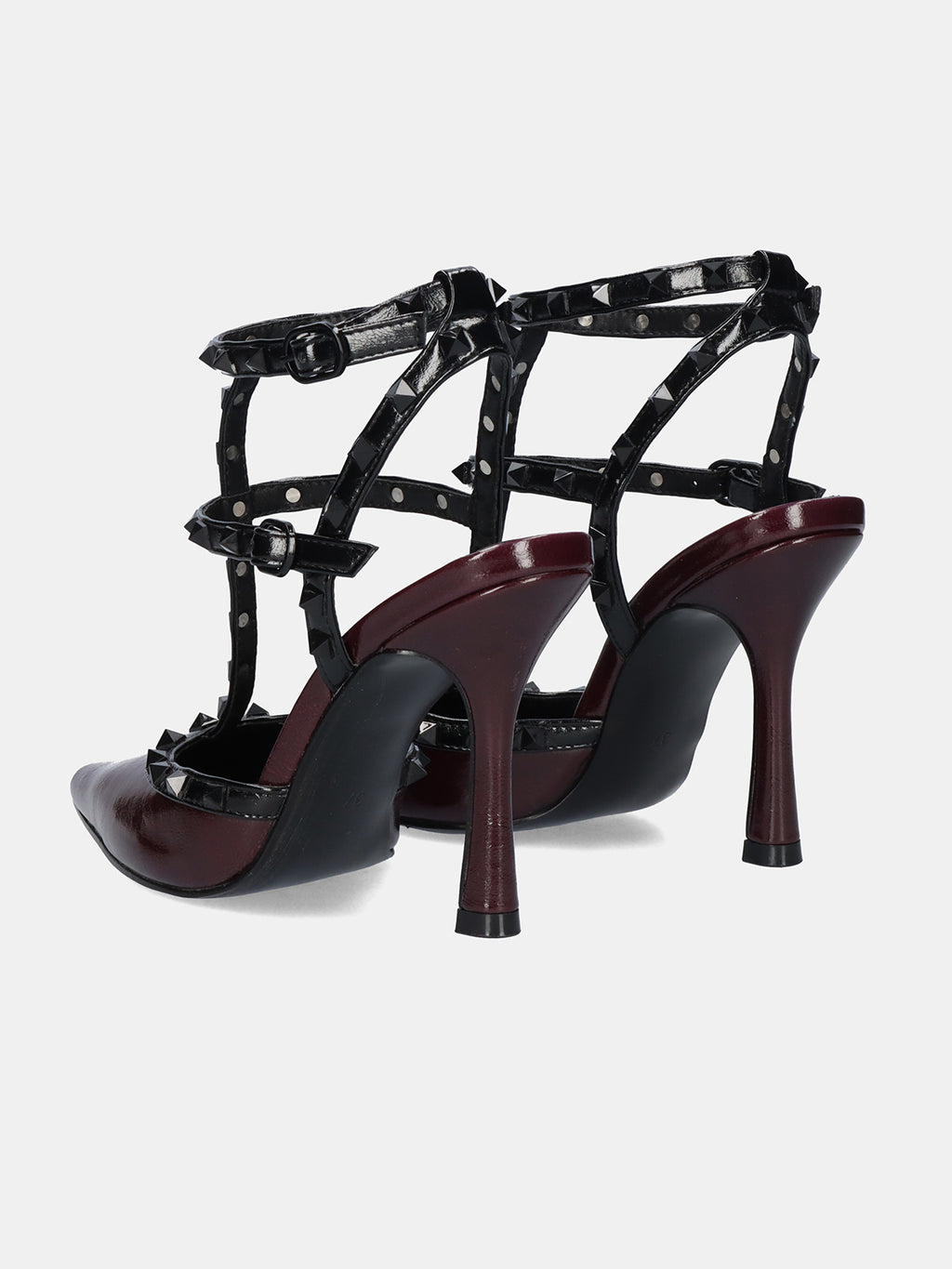 ANGELIA-890 PU BORDEAUX BLACK