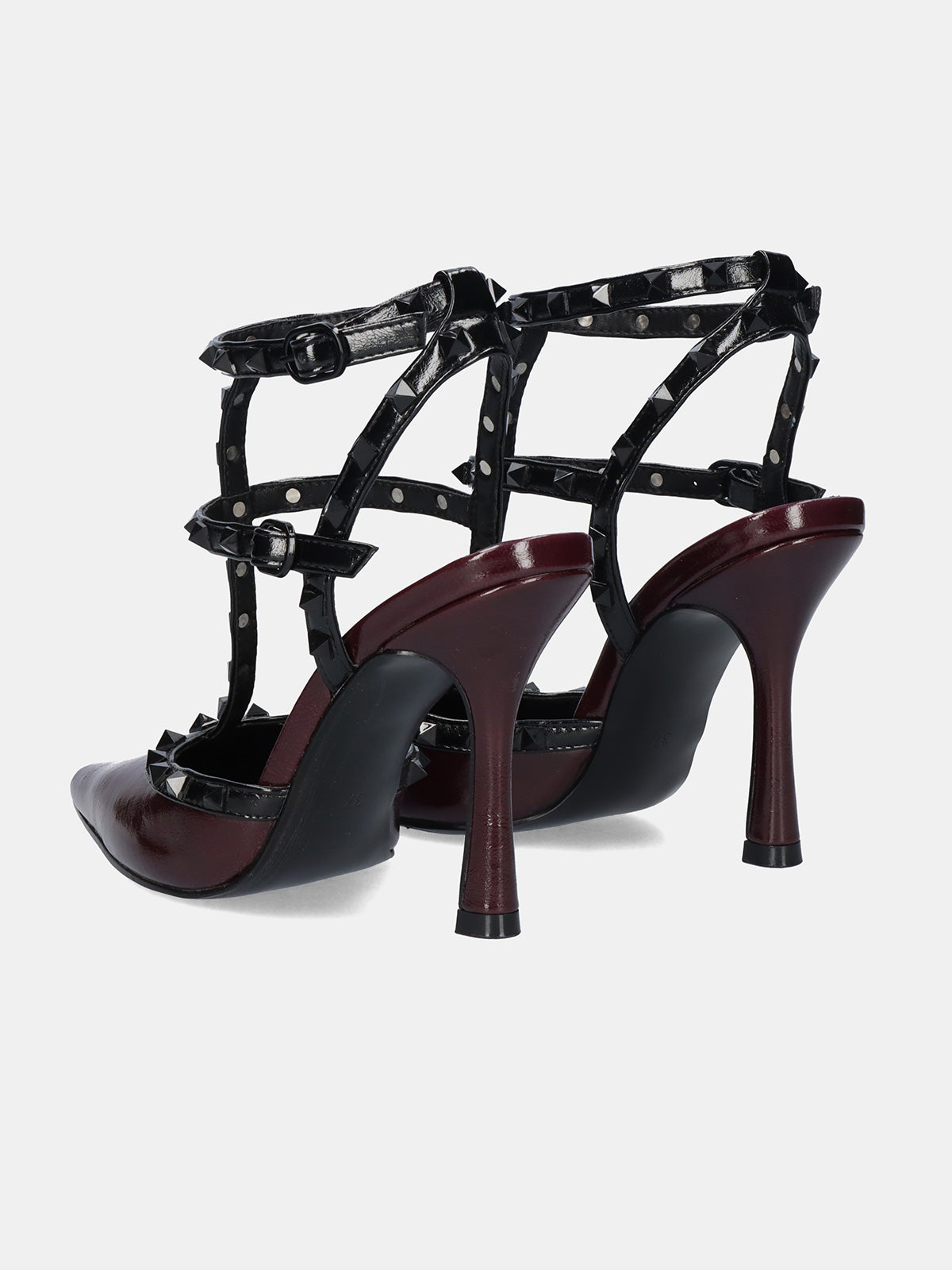 ANGELIA-890 PU BORDEAUX BLACK