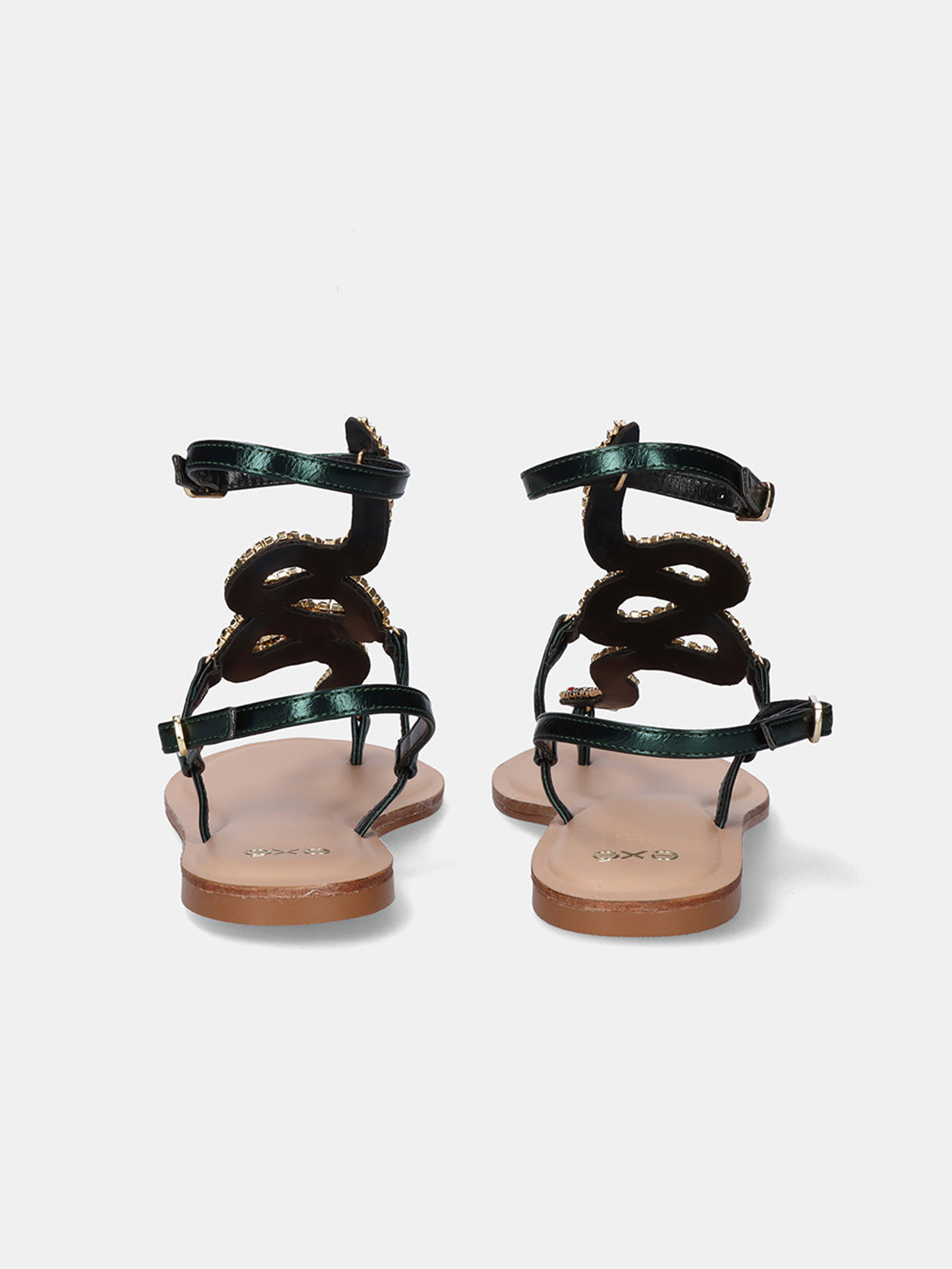 ANGELINA-129 STRASS OLIVE