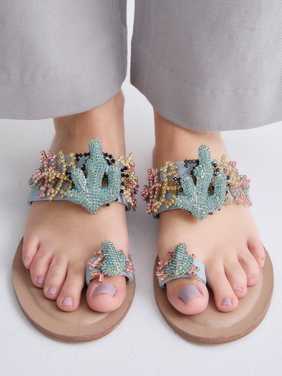 ANGELINA-162 STRASS AQUA