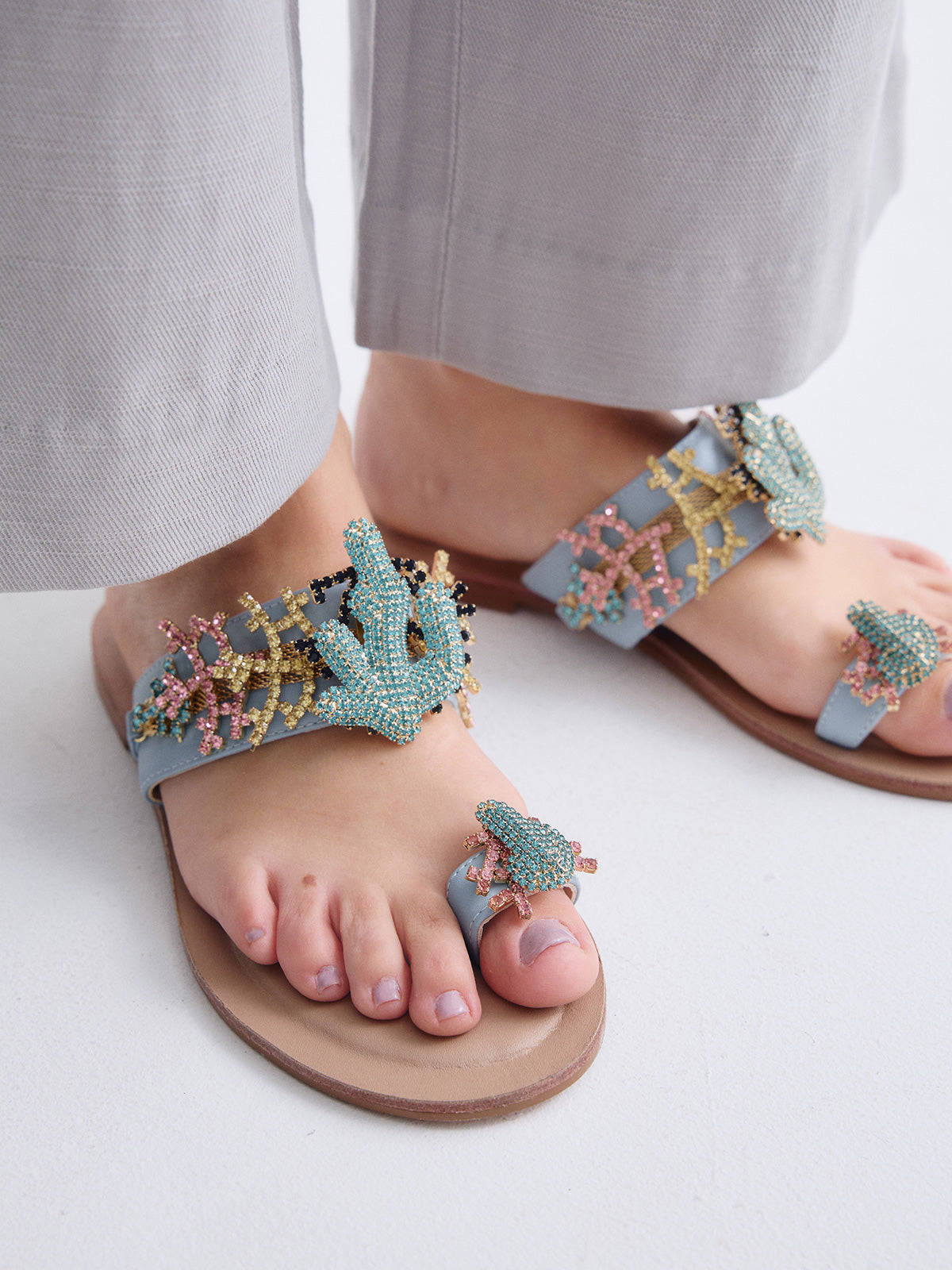 ANGELINA-162 STRASS AQUA