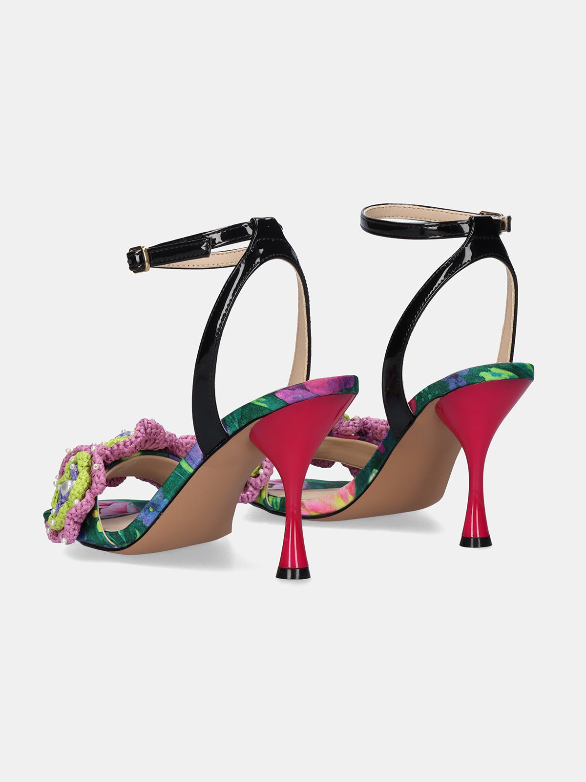 ANITA-116 FLOWER GREEN BLACK