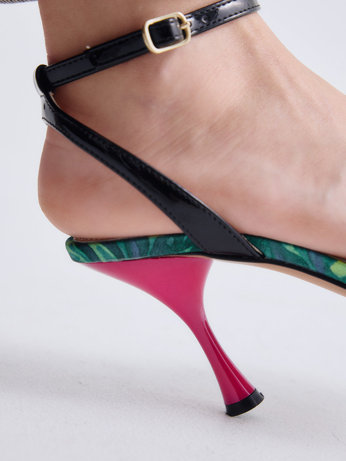 ANITA-116 FLOWER GREEN BLACK