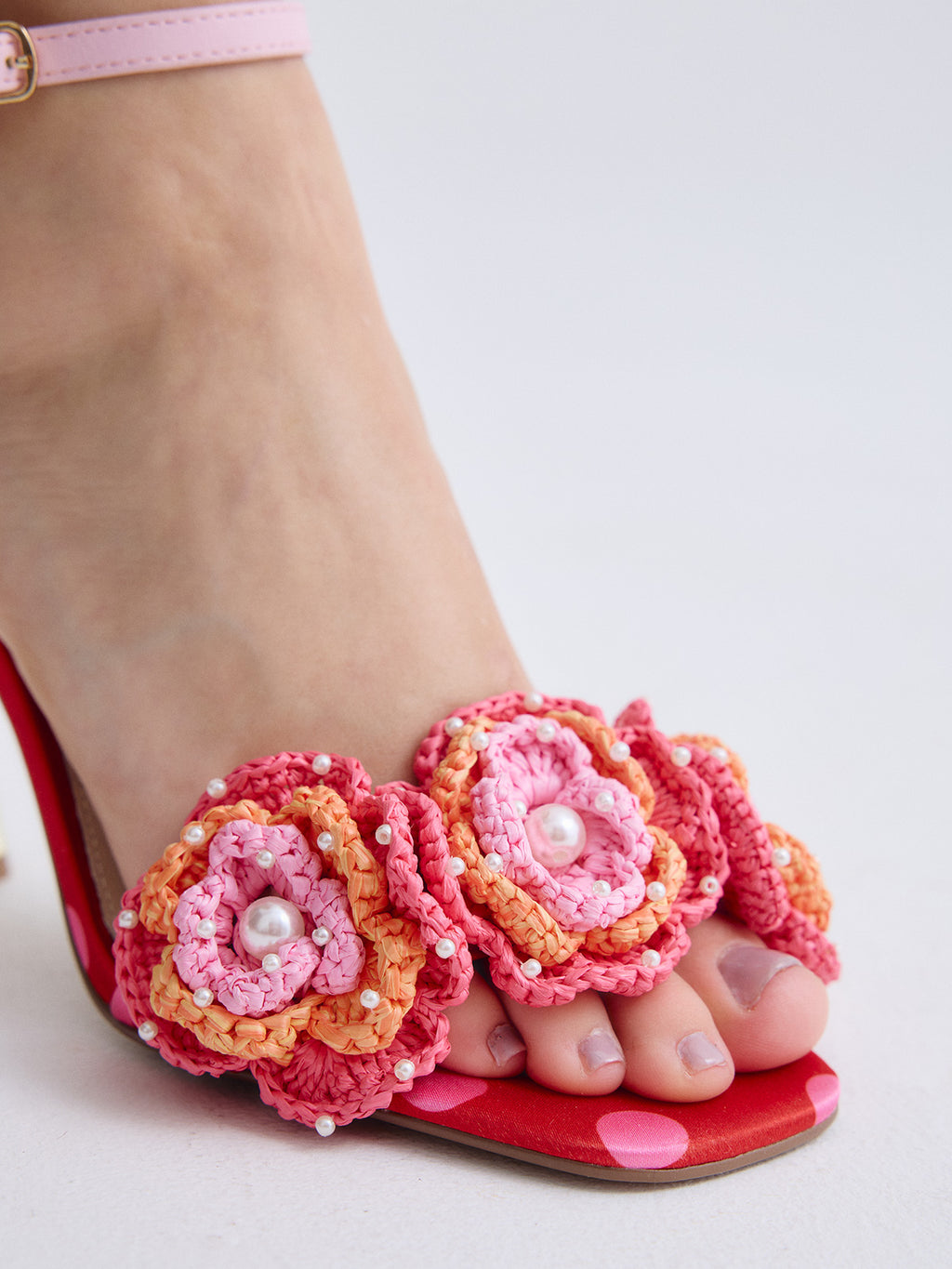 ANITA-116 FLOWER RED PINK