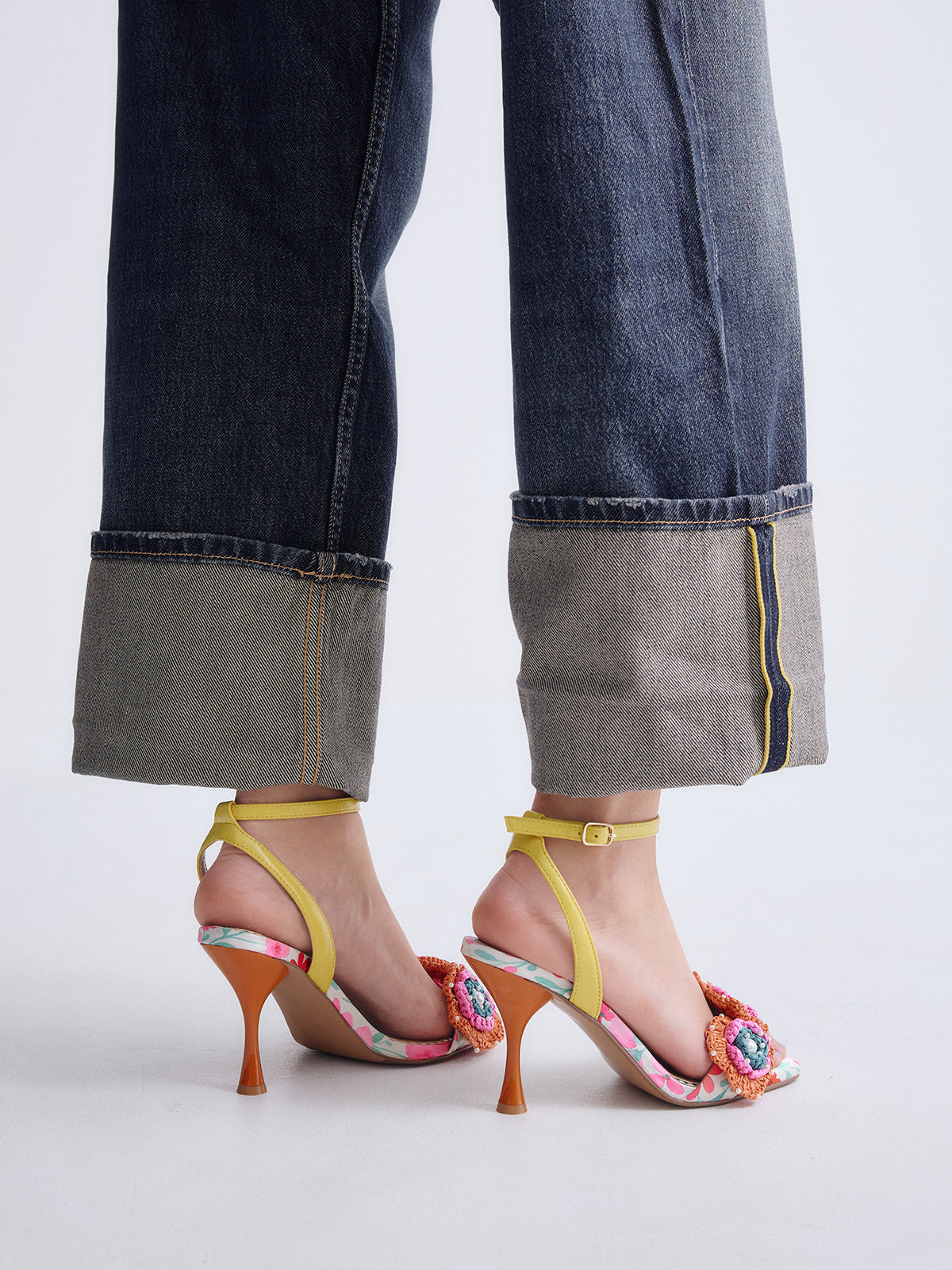 ANITA-116 FLOWER YELLOW ORANGE