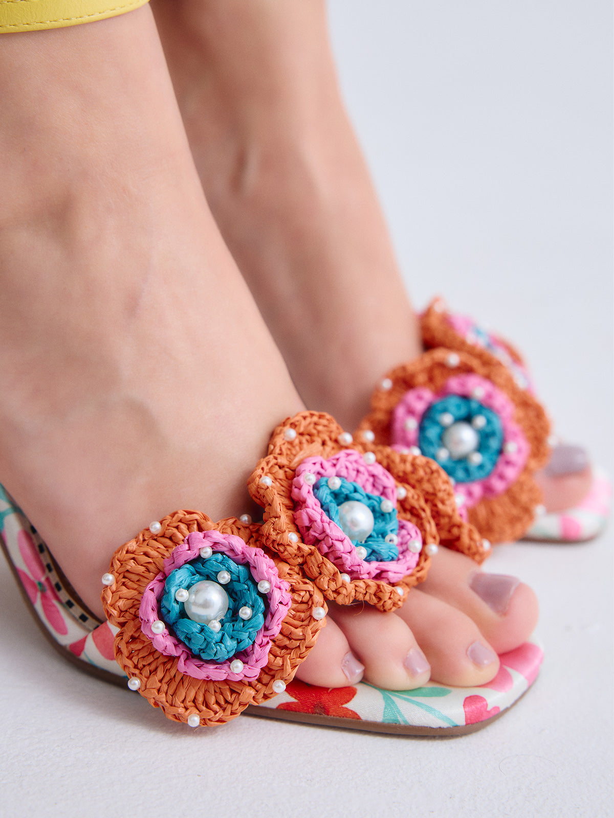 ANITA-116 FLOWER YELLOW ORANGE