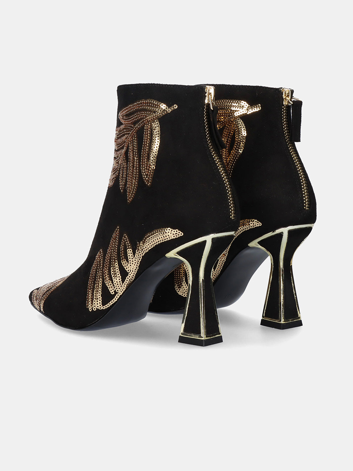 BELINDA-527 FABRIC BLACK-GOLD