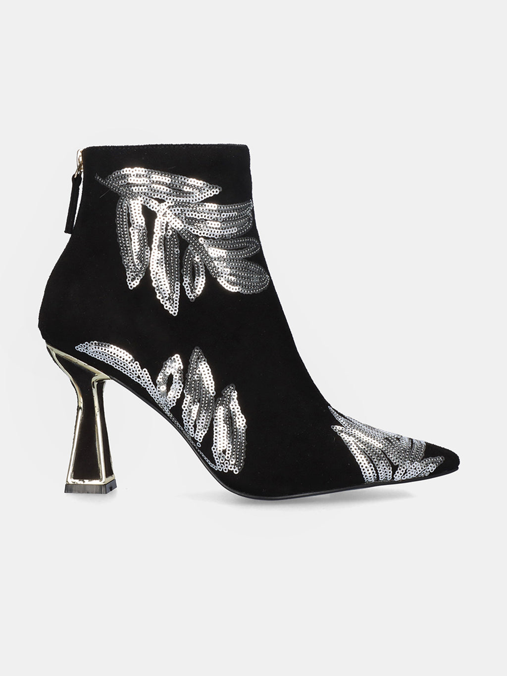 BELINDA-527 FABRIC BLACK SILVER