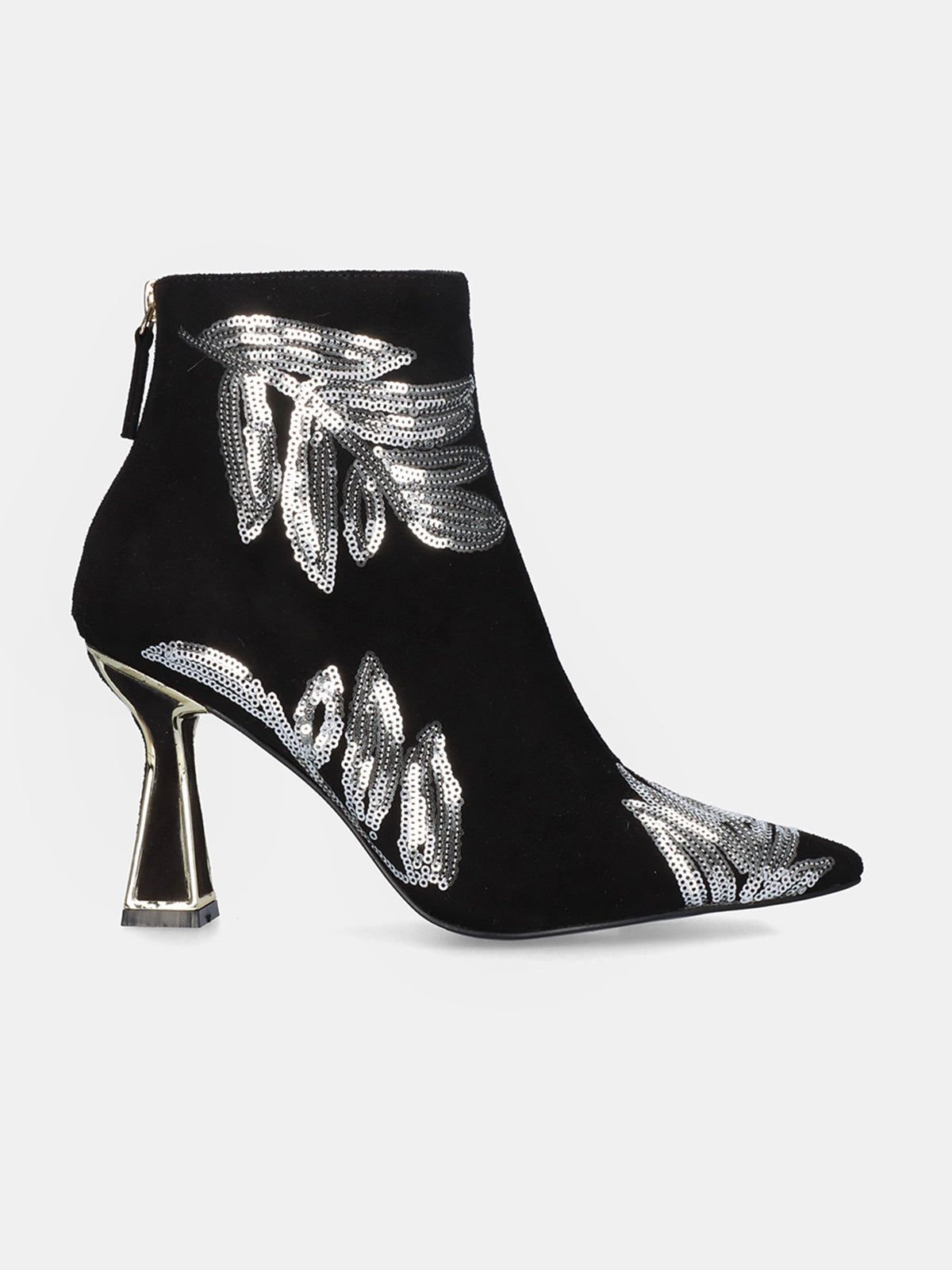 BELINDA-527 FABRIC BLACK SILVER