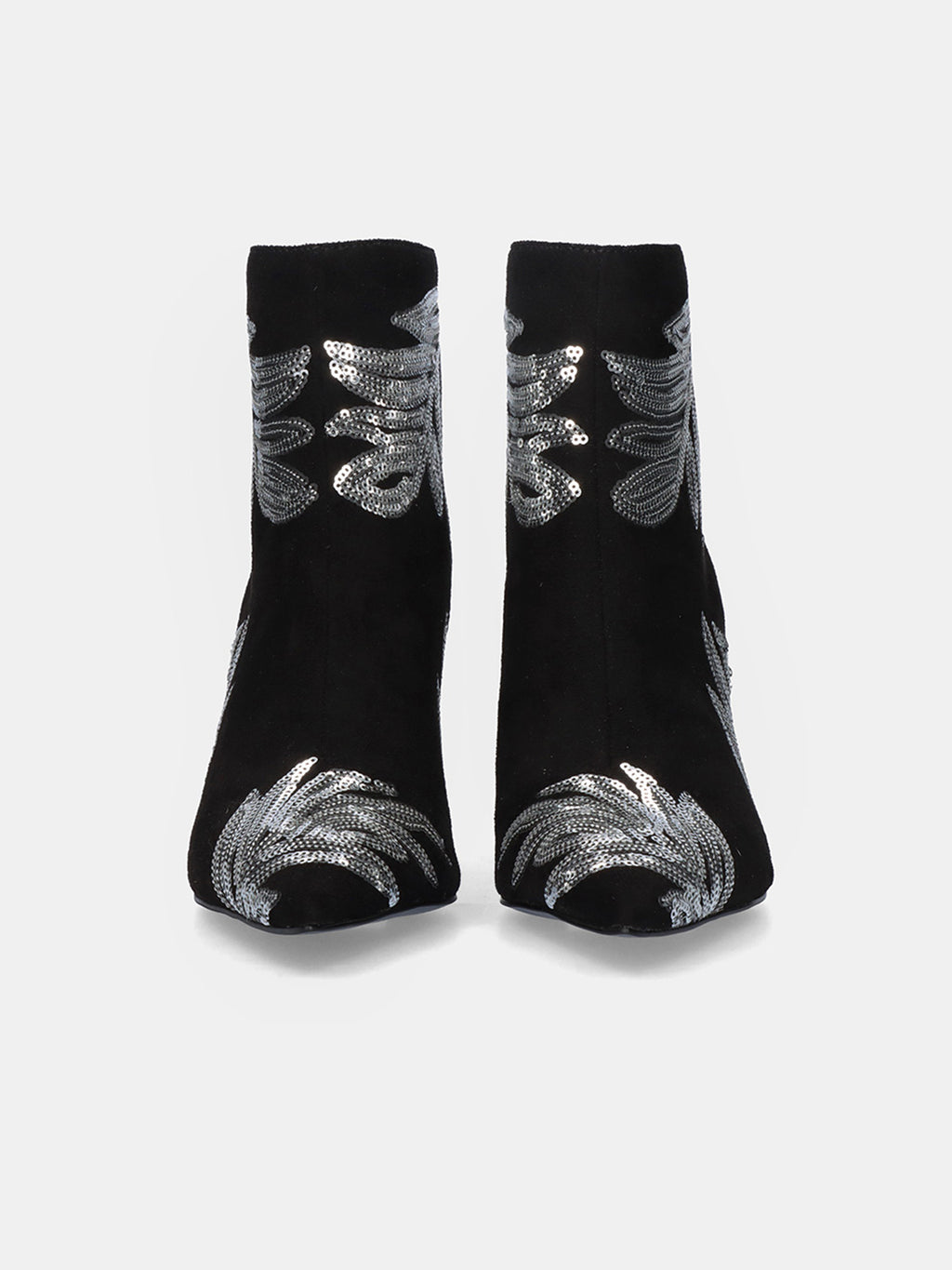 BELINDA-527 FABRIC BLACK SILVER