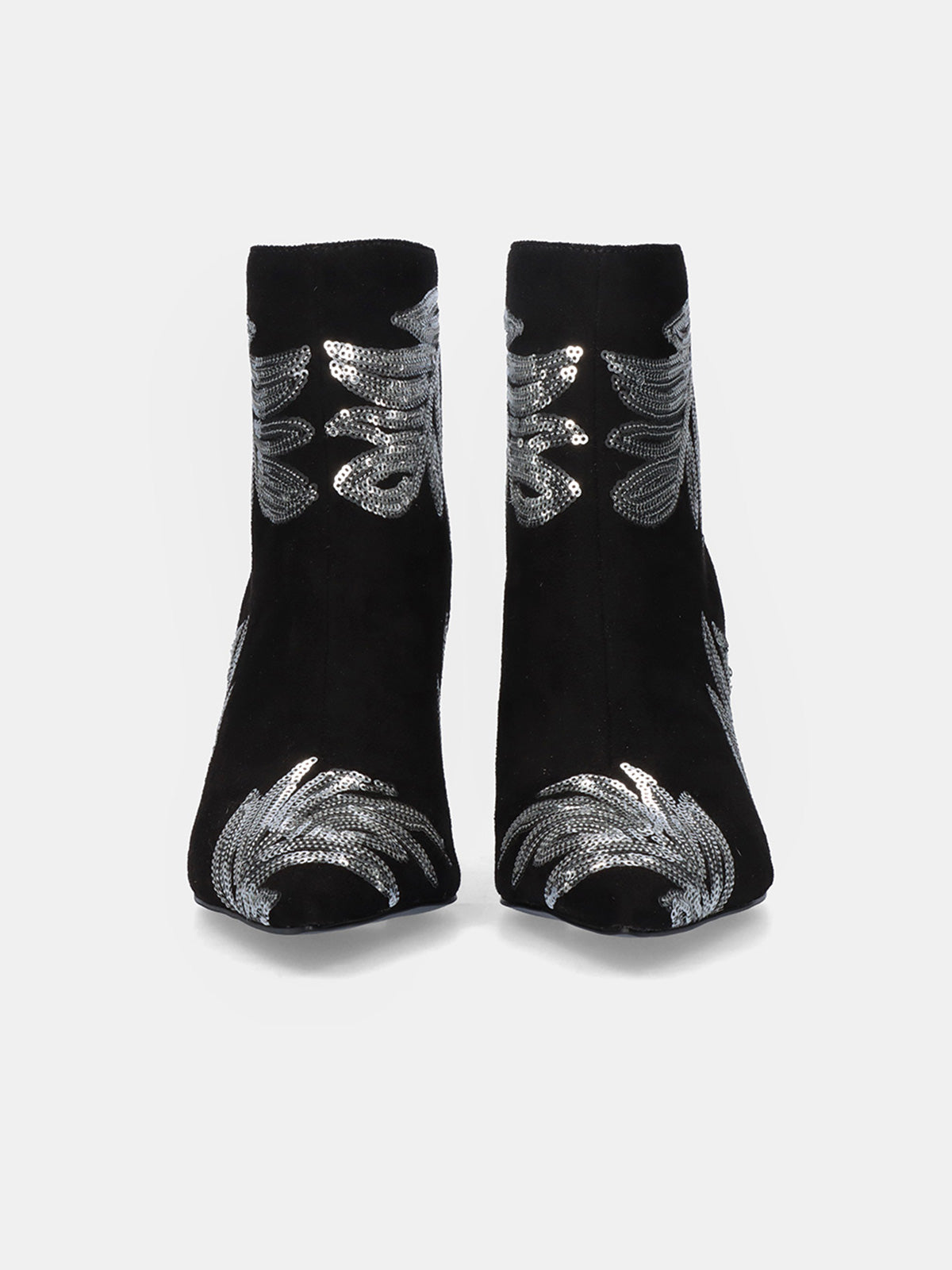 BELINDA-527 FABRIC BLACK SILVER