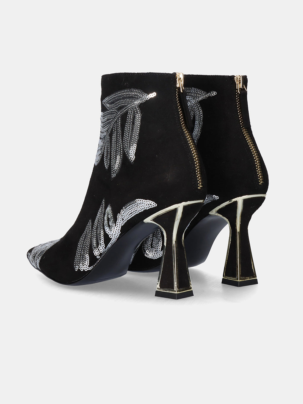 BELINDA-527 FABRIC BLACK SILVER