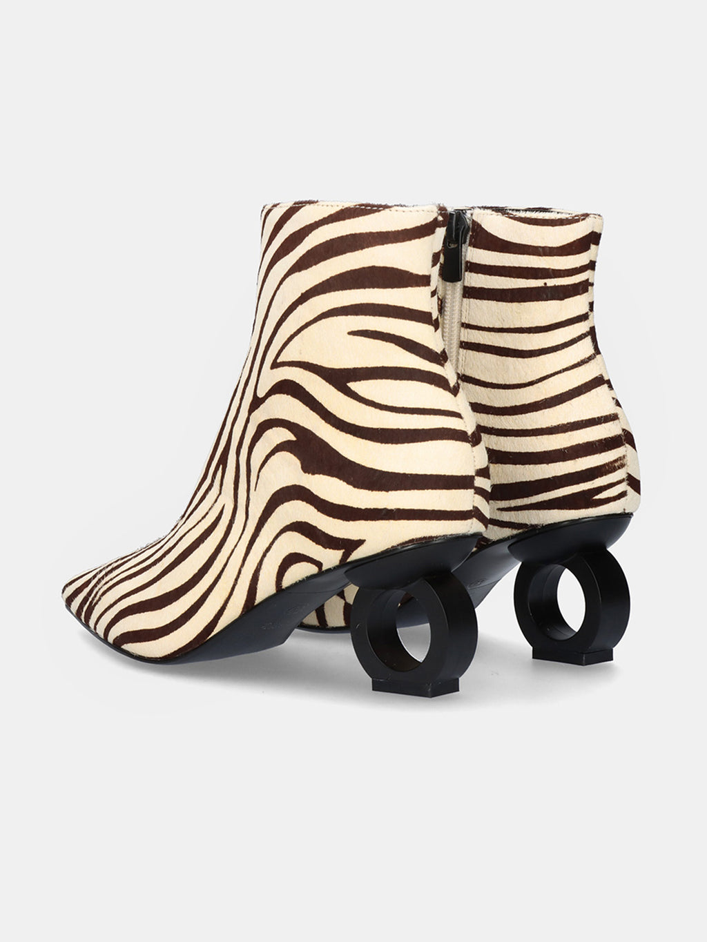 BRUNA-612 LEATHER ZEBRA